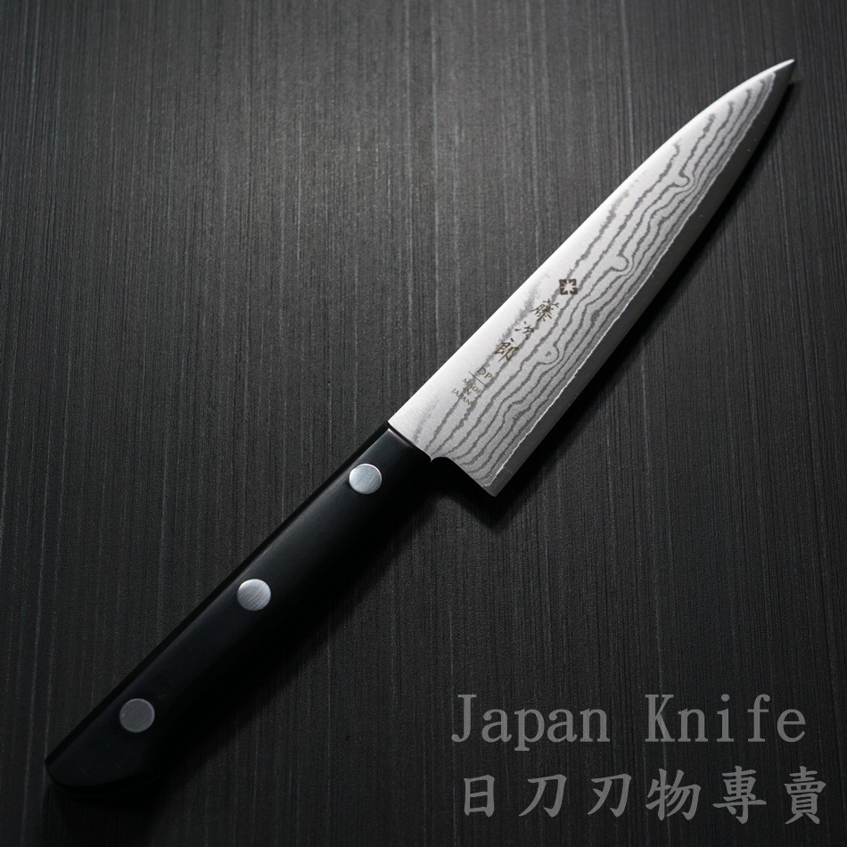 [國際直送]藤次郎小刀DP大馬士革VG10水果刀F-333日本菜刀原裝進口 135mm-細節圖2