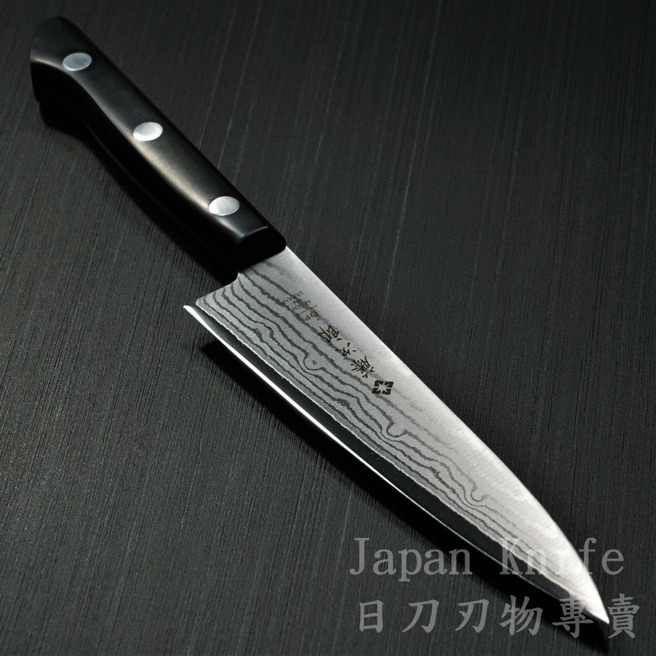 [國際直送]藤次郎小刀DP大馬士革VG10水果刀F-333日本菜刀原裝進口 135mm-細節圖3
