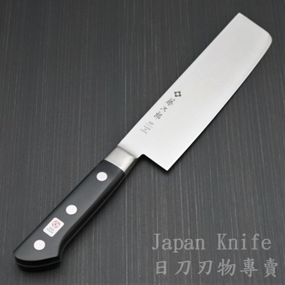 [國際直送]藤次郎 VG10鈷合金DP三層夾鋼 菜切F-502 165mm-細節圖2