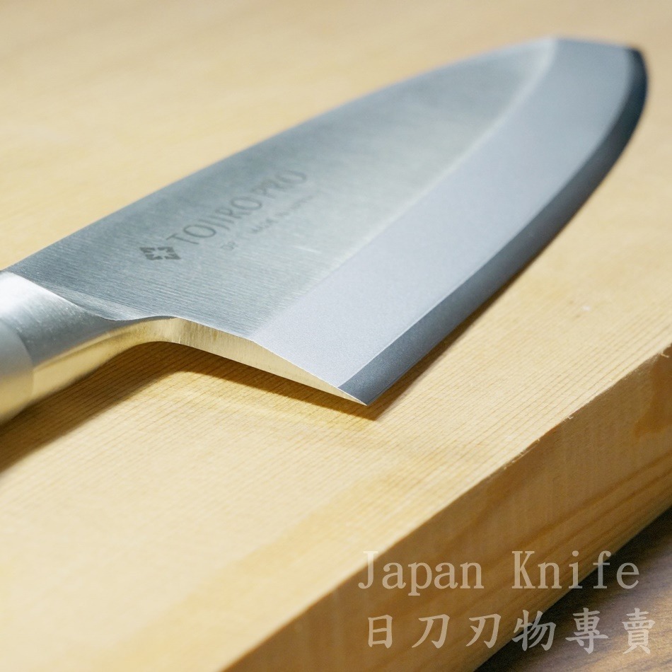 [國際直送]藤次郎Tojiro Pro 出刃F-633~638 VG10 DP鈷合金13鉻不鏽鋼 單刃刀-細節圖6