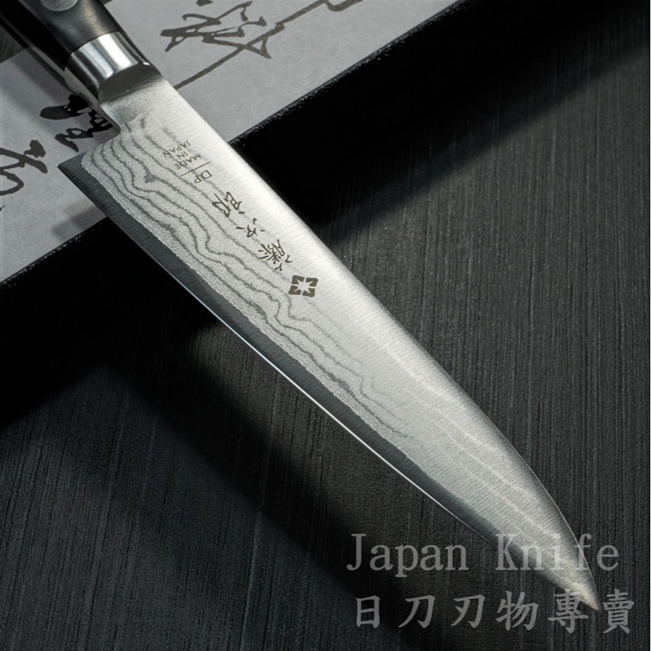 [國際直送]藤次郎 小刀 F-650 F-651 37層大馬士革鋼VG10 霞流 120mm 150mm-細節圖2