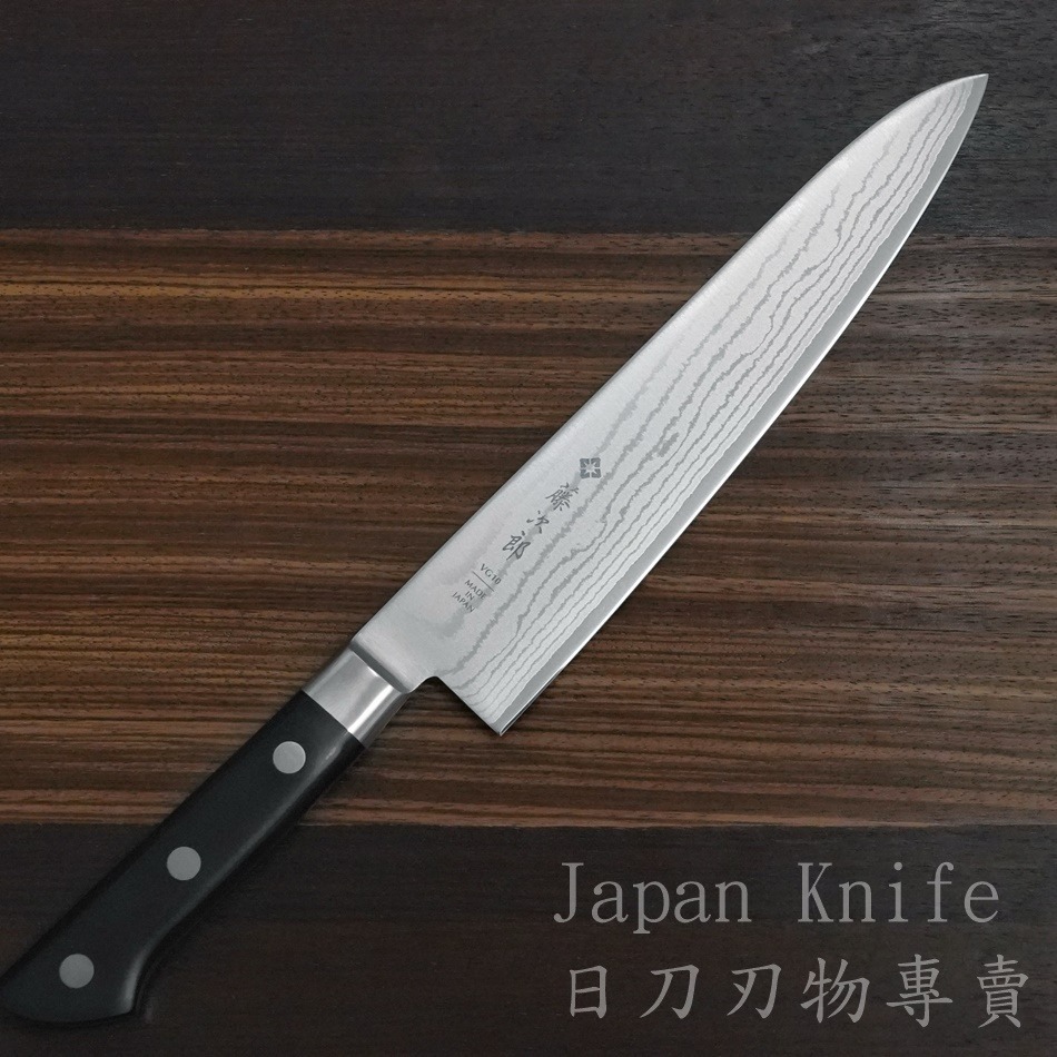 [國際直送]藤次郎 F-654~657 37層大馬士革鋼VG10 霞流 牛刀-細節圖3