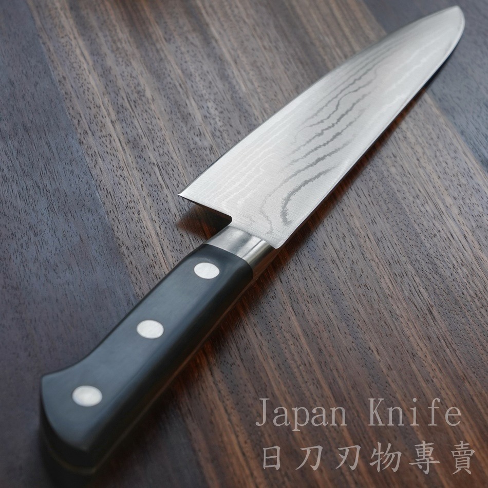 [國際直送]藤次郎 F-654~657 37層大馬士革鋼VG10 霞流 牛刀-細節圖4