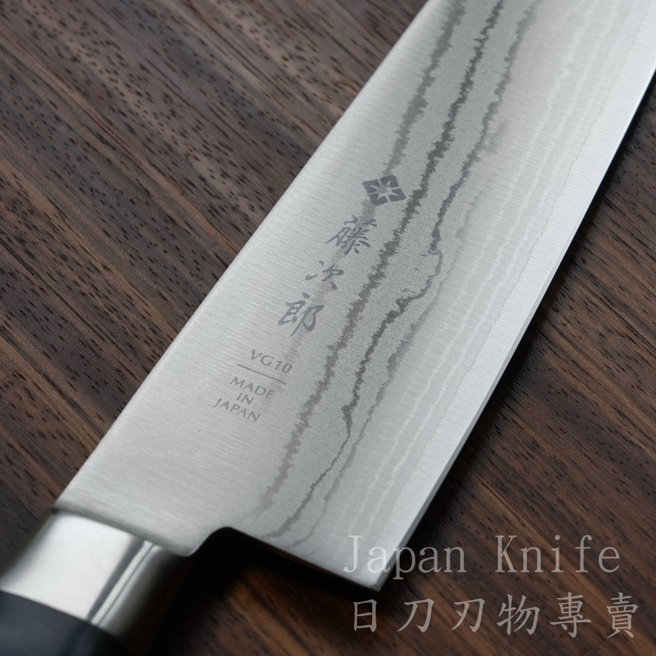 [國際直送]藤次郎 F-654~657 37層大馬士革鋼VG10 霞流 牛刀-細節圖6