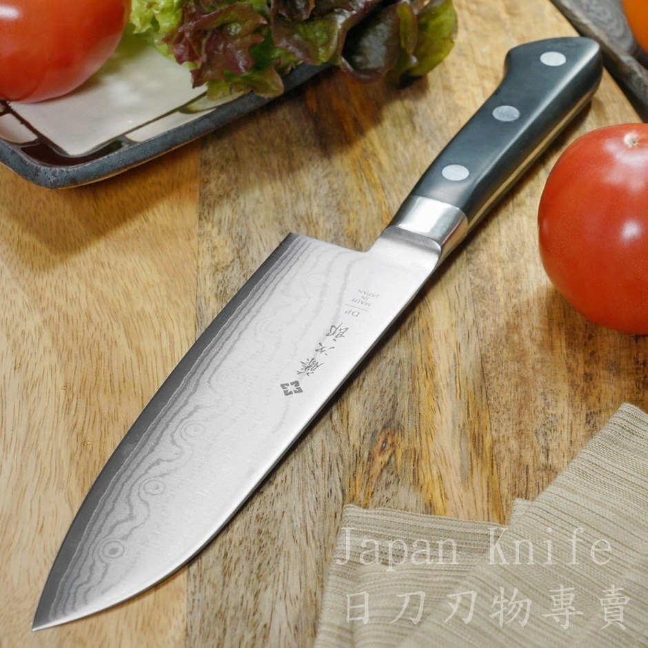 [國際直送]藤次郎 F-659 37層大馬士革鋼VG10 霞流 三德 170mm-細節圖2