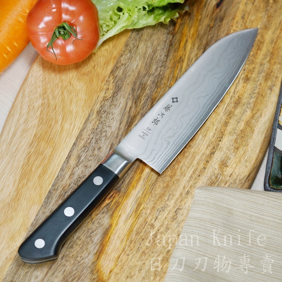 [國際直送]藤次郎 F-659 37層大馬士革鋼VG10 霞流 三德 170mm-細節圖3