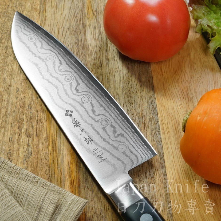 [國際直送]藤次郎 F-659 37層大馬士革鋼VG10 霞流 三德 170mm-細節圖8