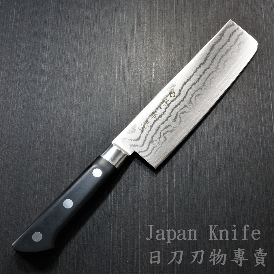 [國際直送]藤次郎 F-660 37層大馬士革鋼VG10 霞流 菜切/薄刃 165mm-細節圖2