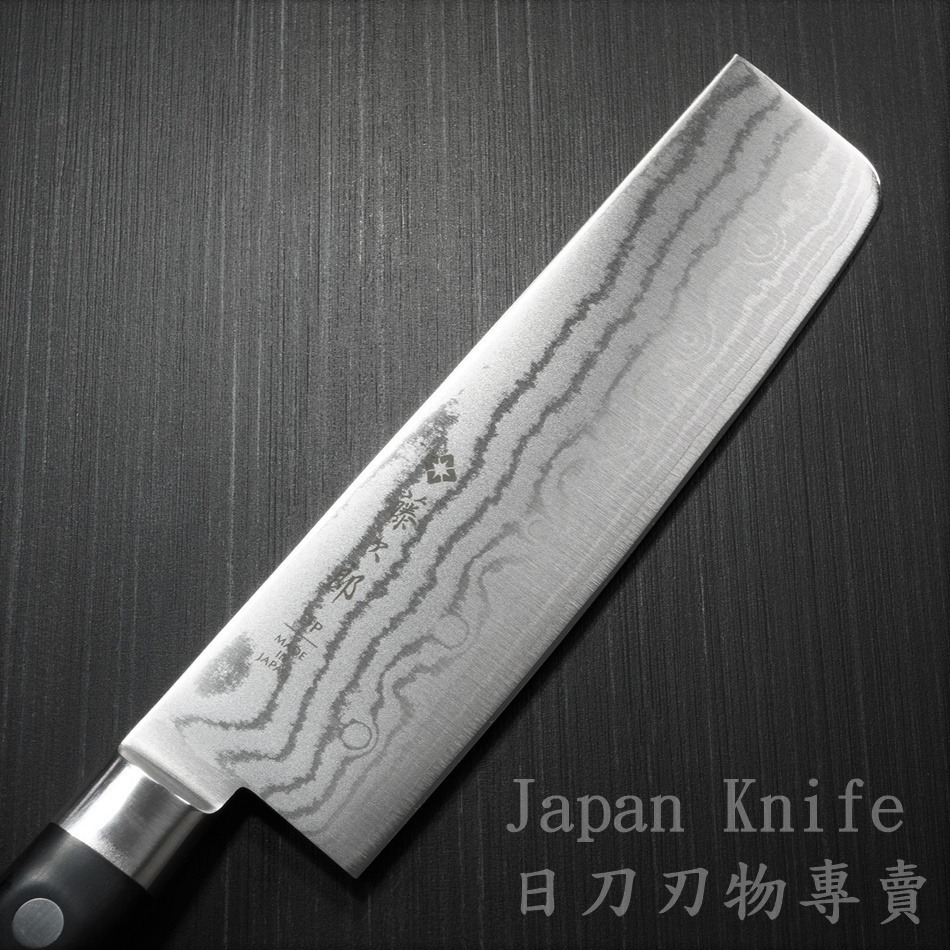 [國際直送]藤次郎 F-660 37層大馬士革鋼VG10 霞流 菜切/薄刃 165mm-細節圖3