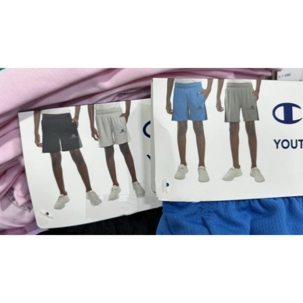 CHAMPION 男童 運動 短褲 兩件組 #1754130-細節圖2