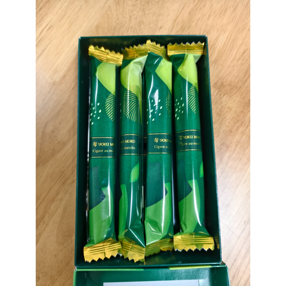 全新現貨 日本 YOKU MOKU 限定 宇治抹茶 抹茶夾心雪茄蛋捲 抹茶蛋捲 4入 拆售 效期2026.08.07-細節圖4