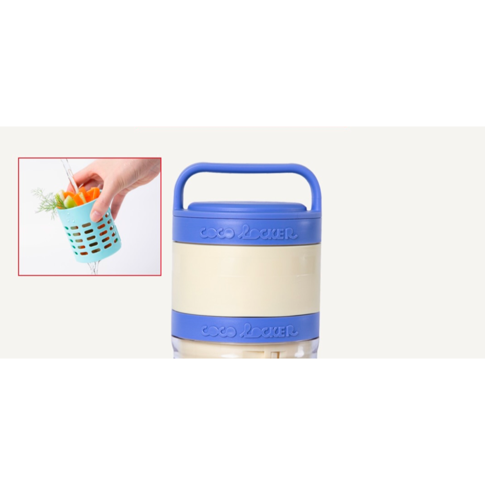 全新現貨 韓國 COCO LOCKER 沙拉優格碗 保鮮盒 Capsule Pot butter 韓國製 可裝水果等-細節圖9