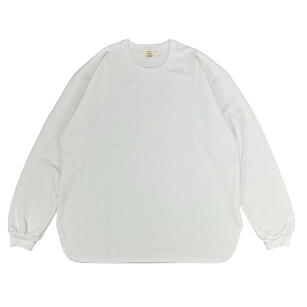 太空棉圓弧下擺長袖tee-規格圖5