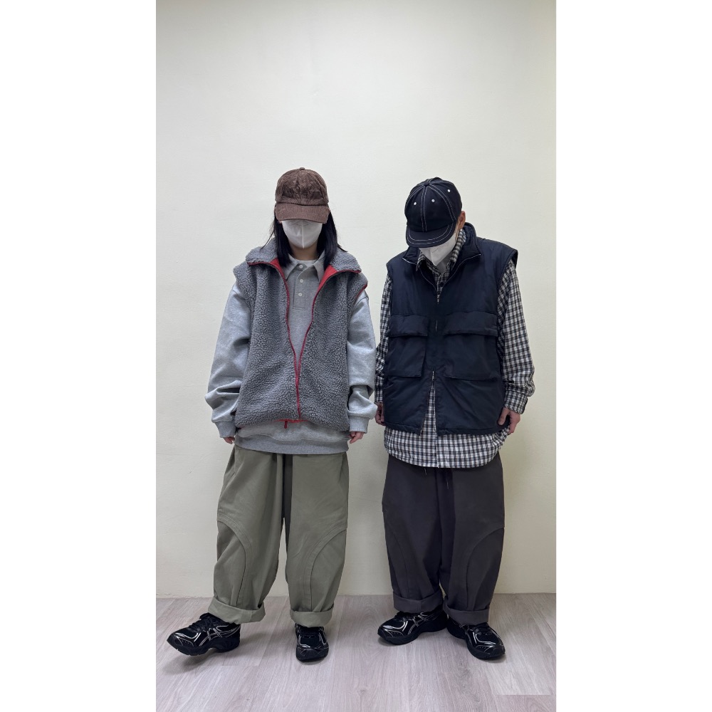 拼接立體口袋錐形褲-細節圖2