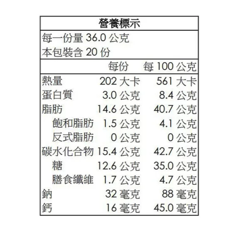 萬歲牌 綜合堅果乾優格風味 72公克 X 10入-細節圖2
