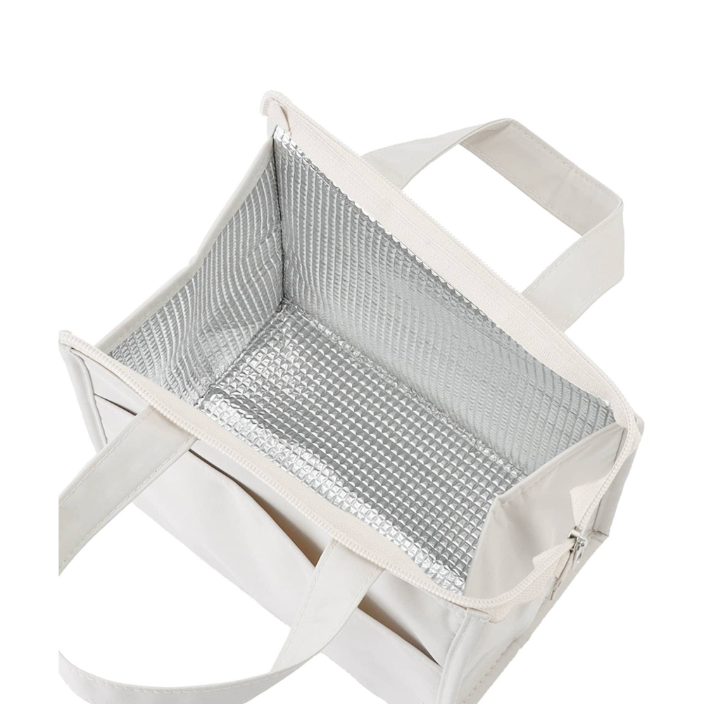 ⭐️現貨⭐️3COINS 手提便當袋 米/黑⭐️-細節圖3