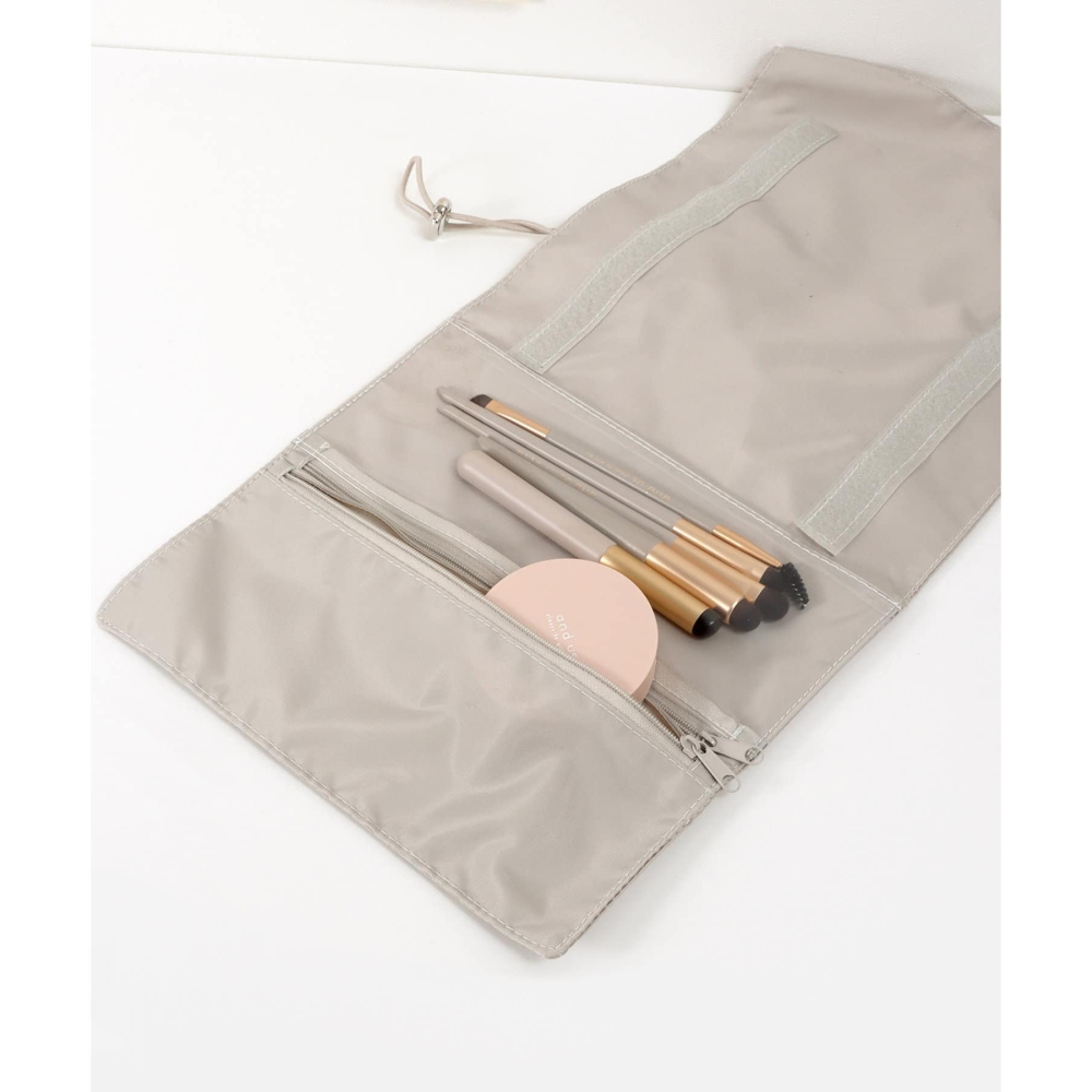 ⭐️現貨⭐️日本 3COINS 可拆式化妝包(米/灰)⭐️-細節圖4