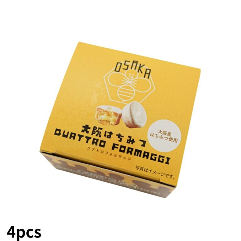 ⭐️預購4/28寄出⭐️QUATTRO FORMAGGI 大阪産蜂蜜ｘ4種起司燒果子⭐️-規格圖2