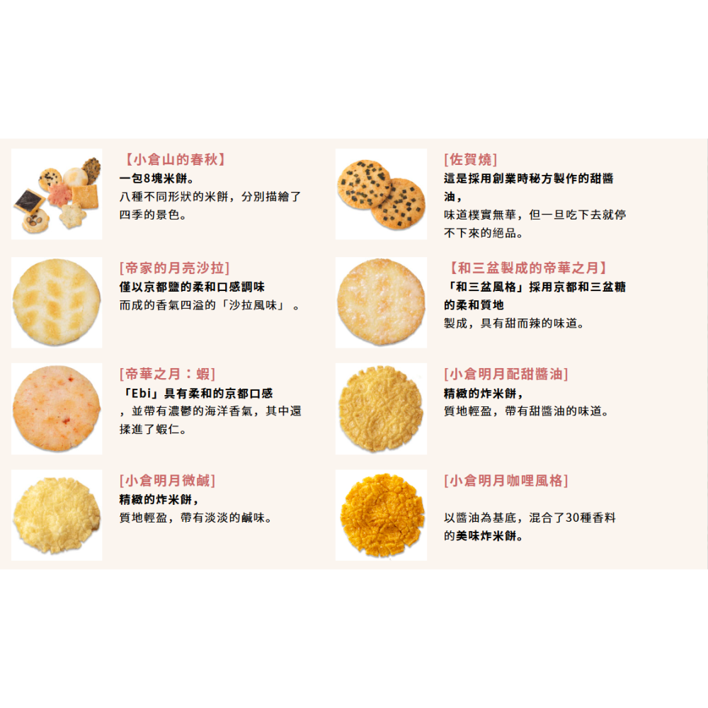 ⭐️預購4/28寄出⭐️日本伴手禮 小倉山莊 香具山 綜合米果禮盒⭐️-細節圖4