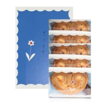 ⭐️預購4/28寄出⭐️日本薫るバター Sabrina 花朵千層餅乾｜季節愛心派⭐️-規格圖1