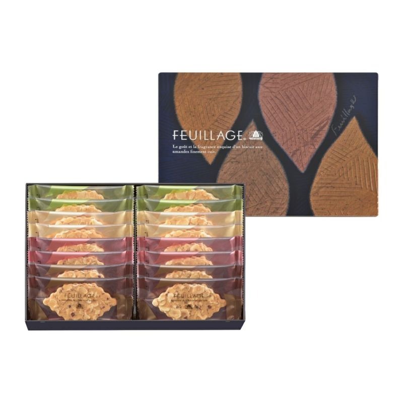 ⭐️預購2/3寄出⭐️日本 MOROZOFF 杏仁榛果夾心餅(葉片造型)⭐️-規格圖1