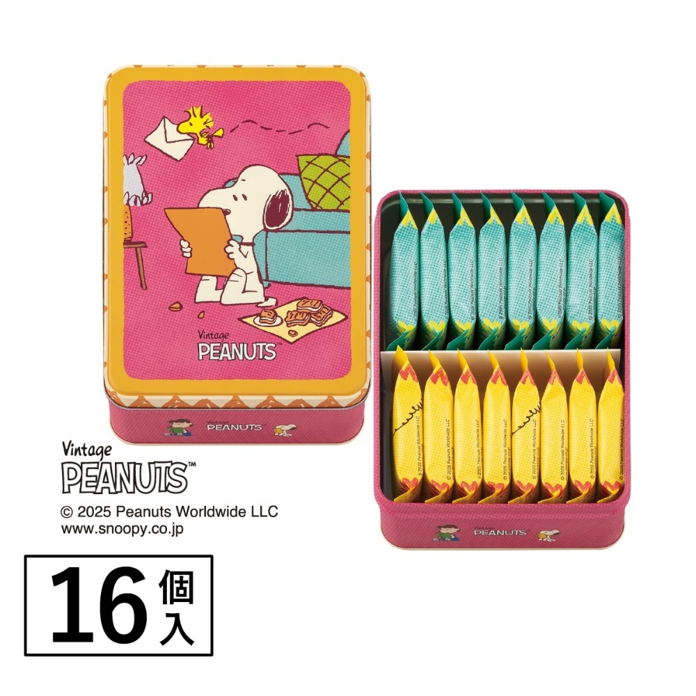 史努比聯名 原味+地瓜 16入(鐵盒)