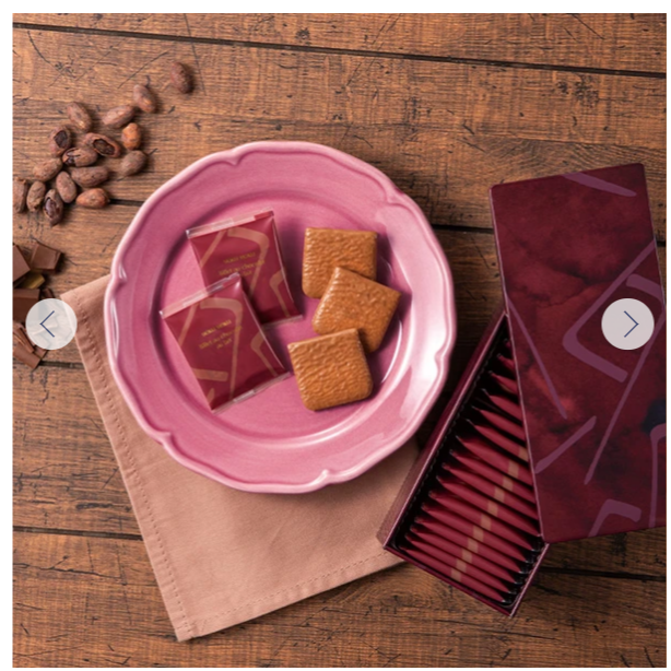 濃巧雙層巧克力餅乾禮盒24入(鐵盒)