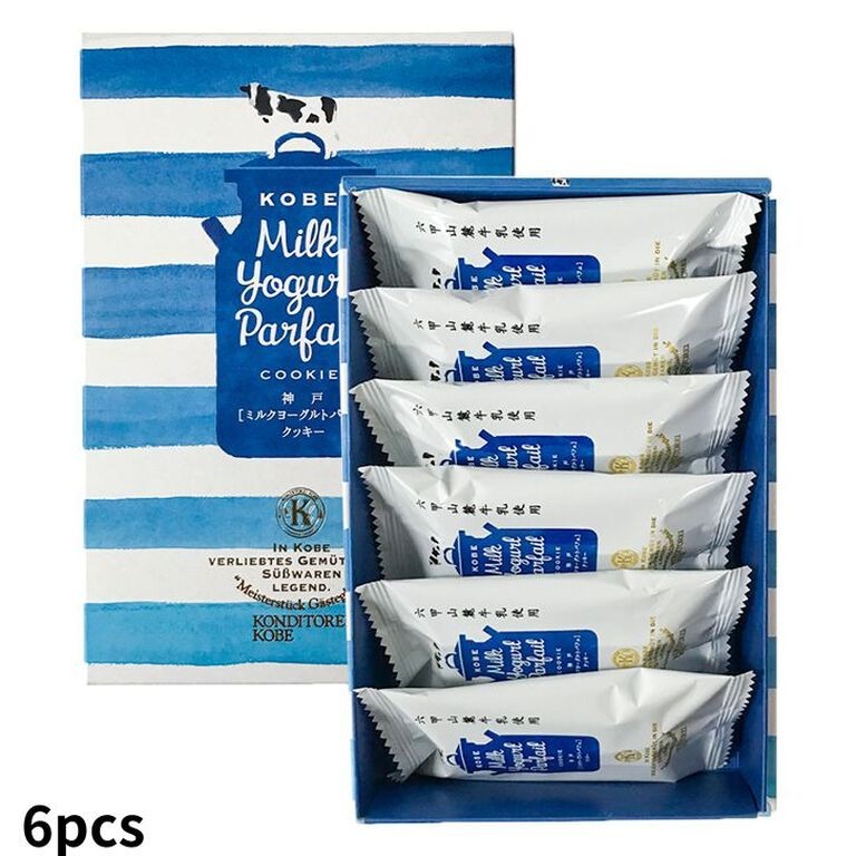 神戶牛奶優酪夾心餅乾 6入