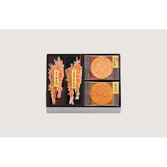 海老仙貝禮盒(2盒蝦+6袋蝦仙貝)