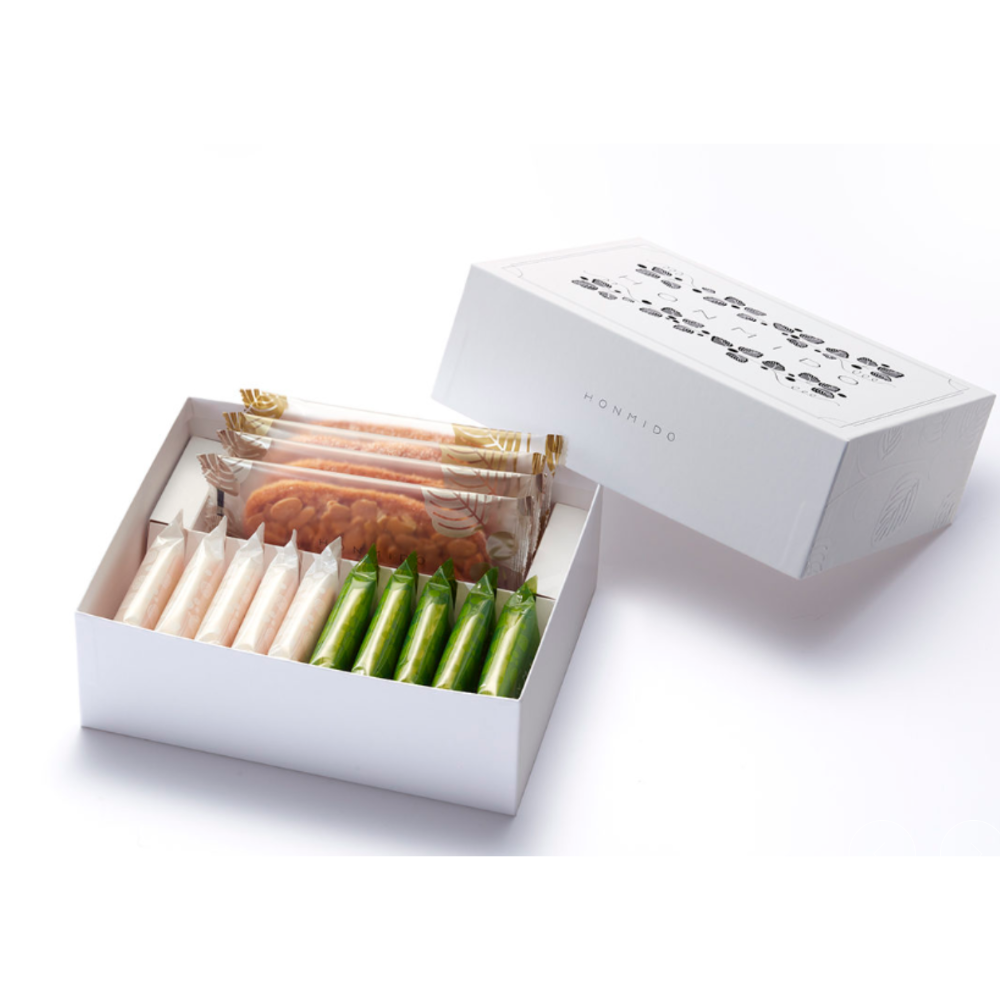 ⭐️預購4/28寄出⭐️日本 本実堂 三明治｜杏仁派｜肉桂派｜軟餅乾｜御手洗煎餅｜咖啡果凍｜綜合禮盒⭐️-規格圖1