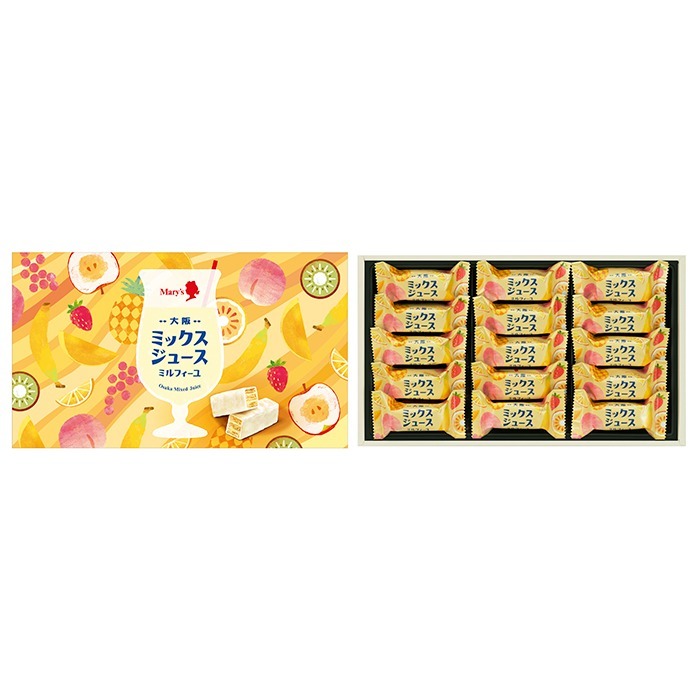 ⭐️預購4/28寄出⭐️日本 大阪限定 Mary＇s綜合果汁千層酥 禮盒⭐️-規格圖1
