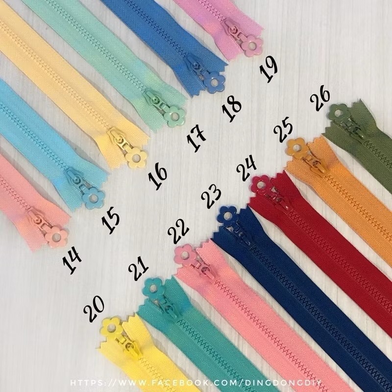 【叮咚Diy】YKK拉鍊-3V單色花花頭、8英吋拉鍊、20公分拉鍊、拉鍊、拉鏈、3V拉鍊、3V拉鏈-細節圖3