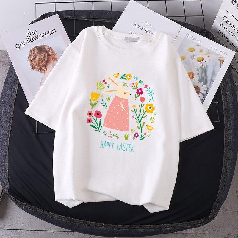 【皮卡布】熱轉印貼紙 S-v12  小兔子 兔子 復活節 熱轉印貼紙 熱熨燙貼  手工diy  熱轉印燙畫 燙畫貼-細節圖2