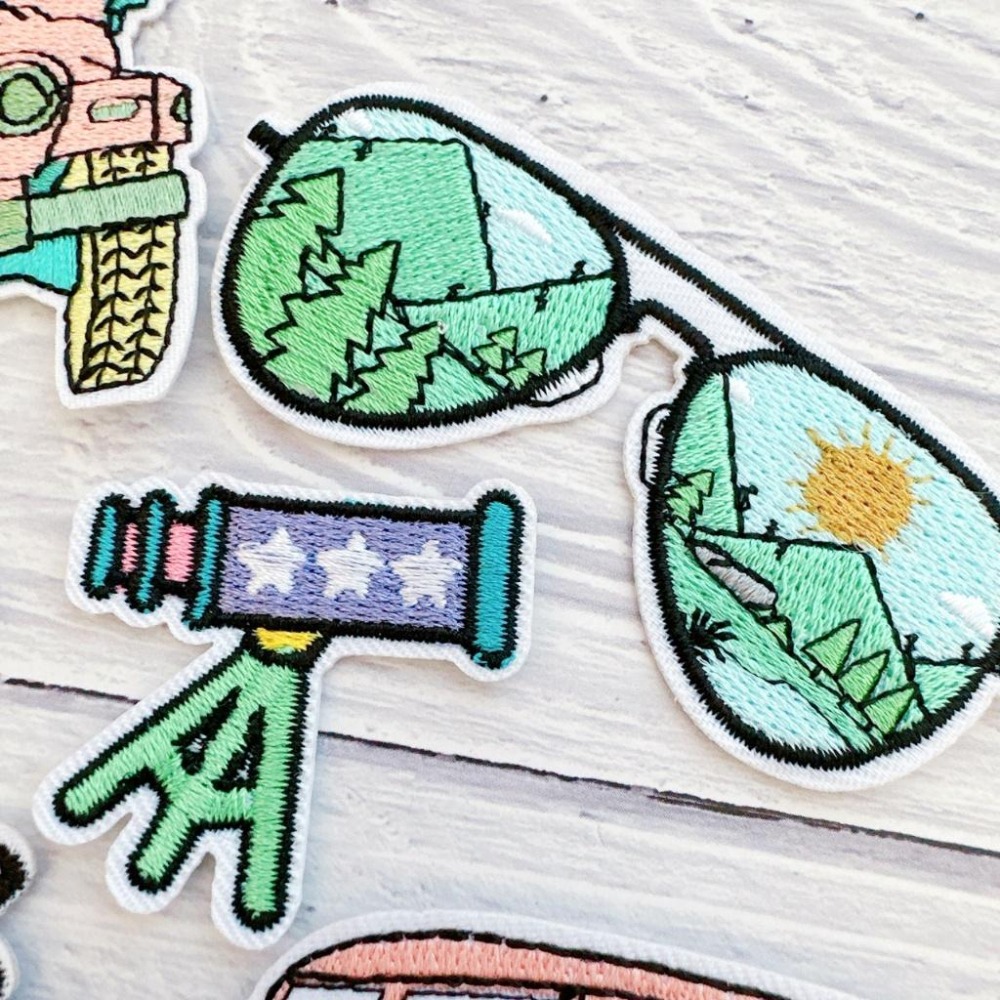 【皮卡布】U1 吉普車 T4 布貼  布章 臂章燙 刺繡燙布貼 徽章 刺繡布貼 熨燙貼 熨燙布貼 Patch 魔鬼氈布章-細節圖4