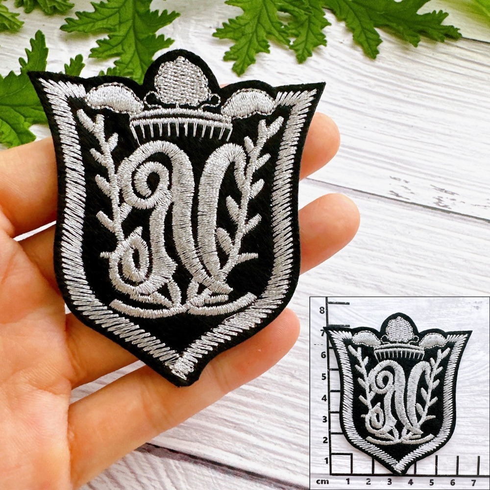 【皮卡布】 P16 校徽 制服徽章 jk徽章 布貼 刺繡燙布貼 徽章 刺繡布貼 和平標誌 熨燙貼 魔鬼氈布章 Patch-規格圖6