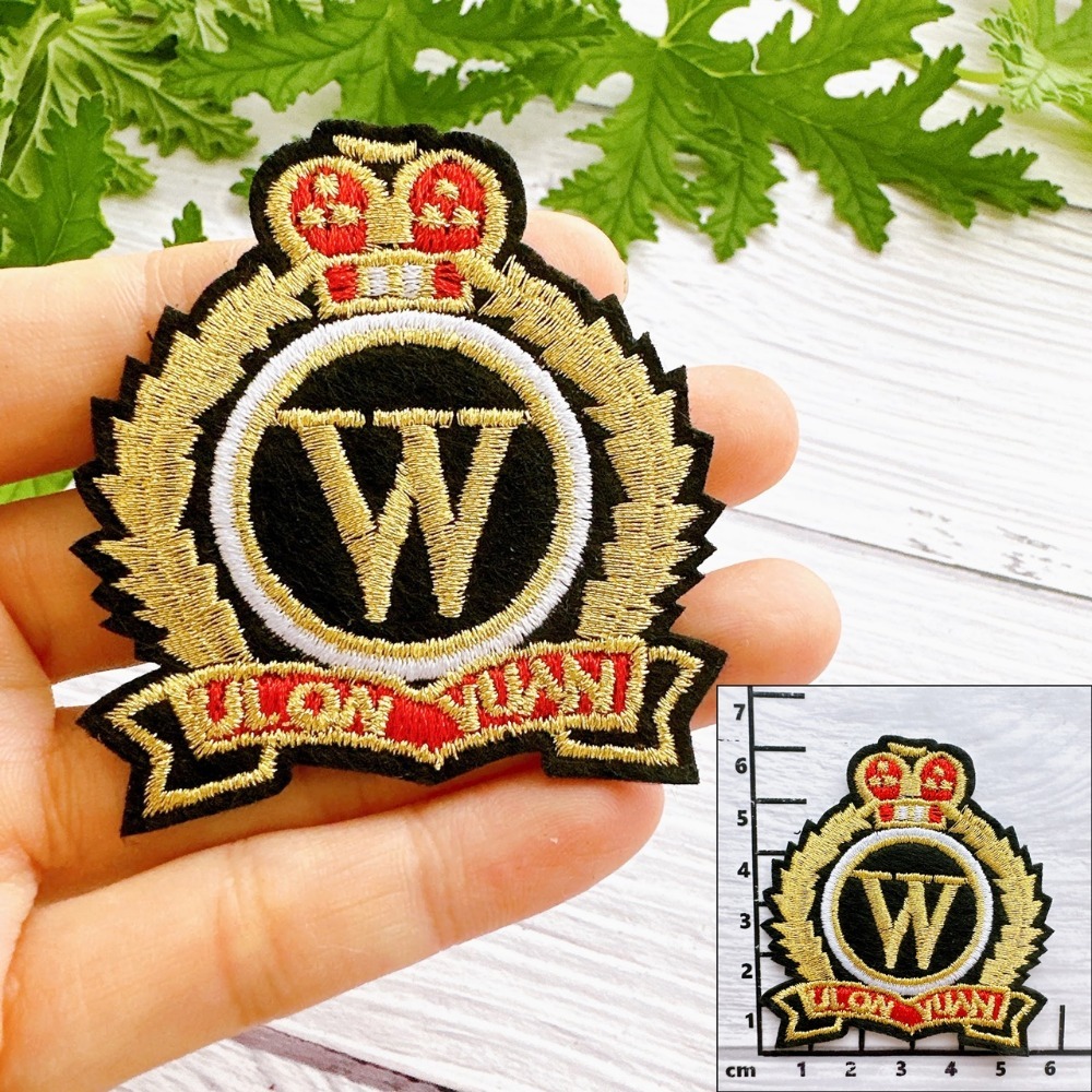 【皮卡布】 P16 校徽 制服徽章 jk徽章 布貼 刺繡燙布貼 徽章 刺繡布貼 和平標誌 熨燙貼 魔鬼氈布章 Patch-規格圖6