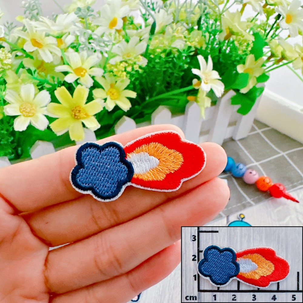 【皮卡布】免熨燙 S7 刺繡布貼紙 布貼紙 太空人 宇航員 布貼 手帳貼紙 刺繡布貼  自黏布貼 刺繡裝飾貼 patch-規格圖5