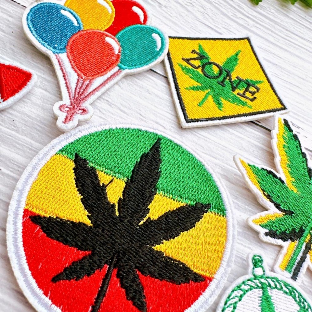 【皮卡布】T7 氣球 火箭 和平標誌 補夢網 麻葉徽章  布章 臂章 刺繡燙布貼 刺繡布貼 熨燙貼 熨燙布貼 Patch-細節圖4