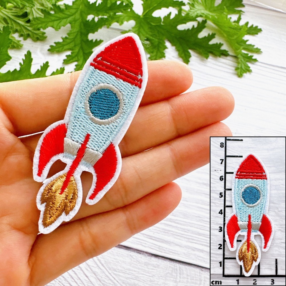 【皮卡布】T7 氣球 火箭 和平標誌 補夢網 麻葉徽章  布章 臂章 刺繡燙布貼 刺繡布貼 熨燙貼 熨燙布貼 Patch-規格圖5