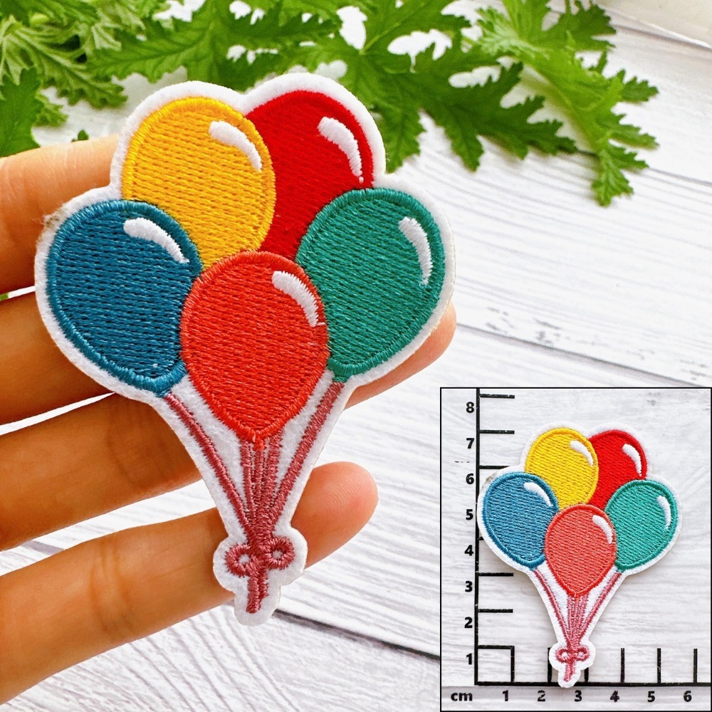 【皮卡布】T7 氣球 火箭 和平標誌 補夢網 麻葉徽章  布章 臂章 刺繡燙布貼 刺繡布貼 熨燙貼 熨燙布貼 Patch-規格圖5