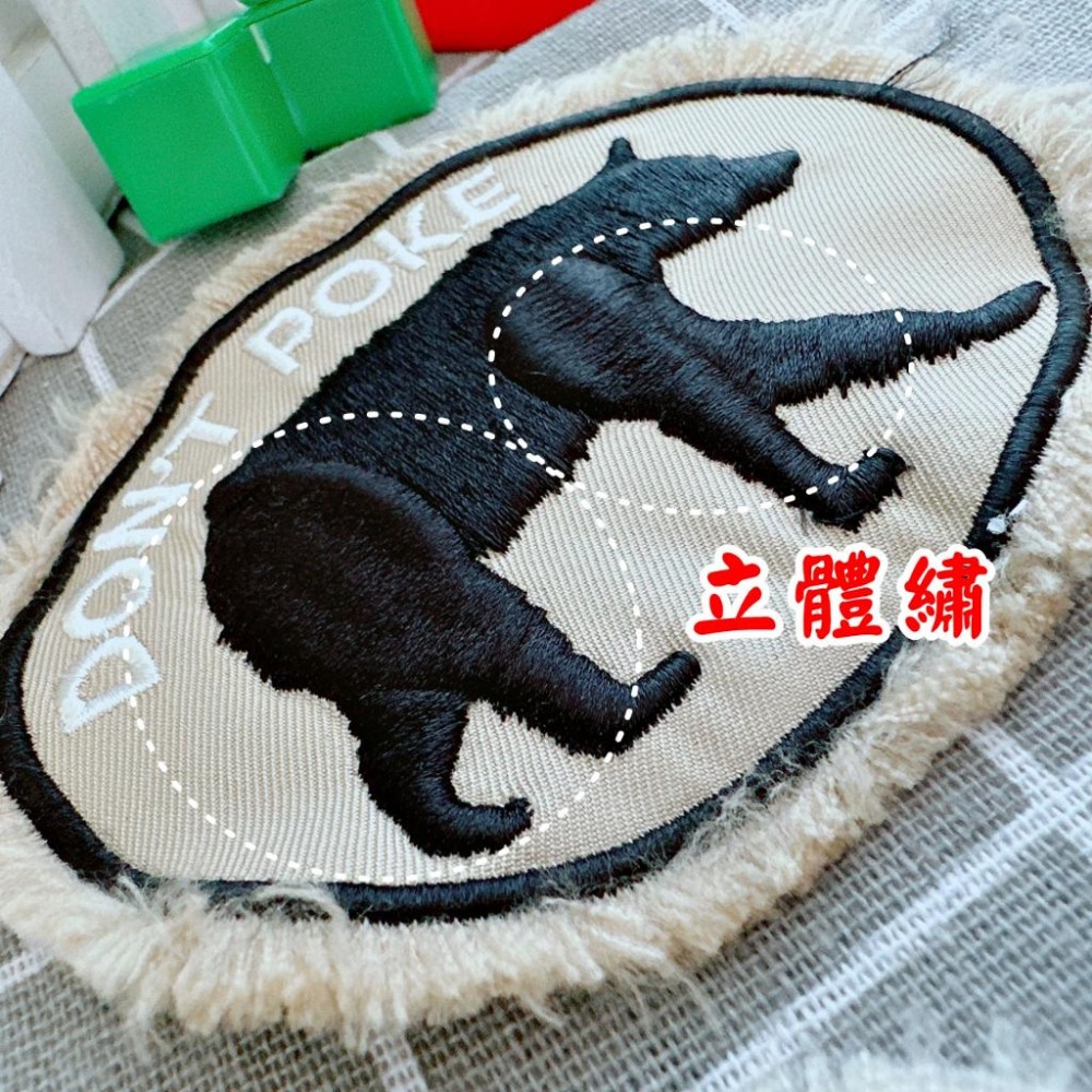 【皮卡布】J6 北極熊 布貼 裝飾 布章 臂章燙 刺繡燙布貼 徽章 刺繡布貼 熨燙貼 熨燙布貼 Patch 魔鬼氈布章-細節圖2