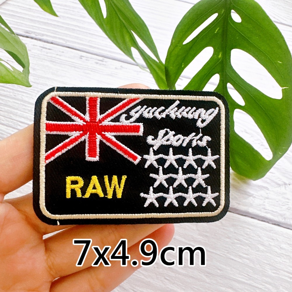 【皮卡布】P13 G6 和平標誌 英國國旗 徽章 布章 刺繡燙布貼  刺繡布貼 熨燙貼 熨燙布貼 魔鬼氈布章 Patch-規格圖6
