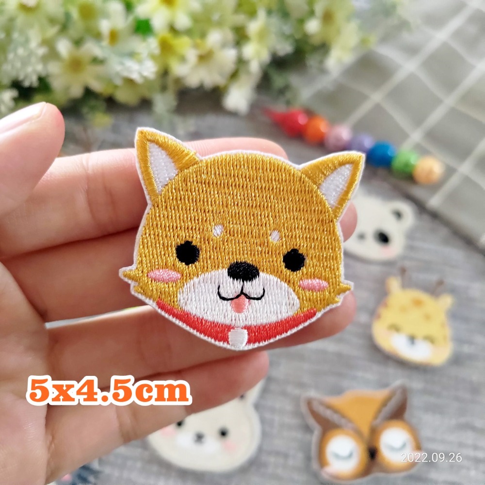 【皮卡布】N2 動物 獅子 貓頭鷹 鹿 青蛙布貼 刺繡燙布貼 徽章 刺繡布貼 補丁補破洞 熨燙貼 燙布貼 Patch-規格圖5