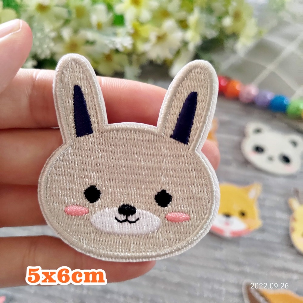 【皮卡布】N2 動物 獅子 貓頭鷹 鹿 青蛙布貼 刺繡燙布貼 徽章 刺繡布貼 補丁補破洞 熨燙貼 燙布貼 Patch-規格圖5