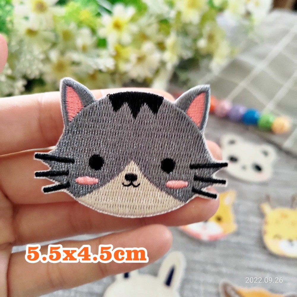 【皮卡布】N2 動物 獅子 貓頭鷹 鹿 青蛙布貼 刺繡燙布貼 徽章 刺繡布貼 補丁補破洞 熨燙貼 燙布貼 Patch-規格圖5