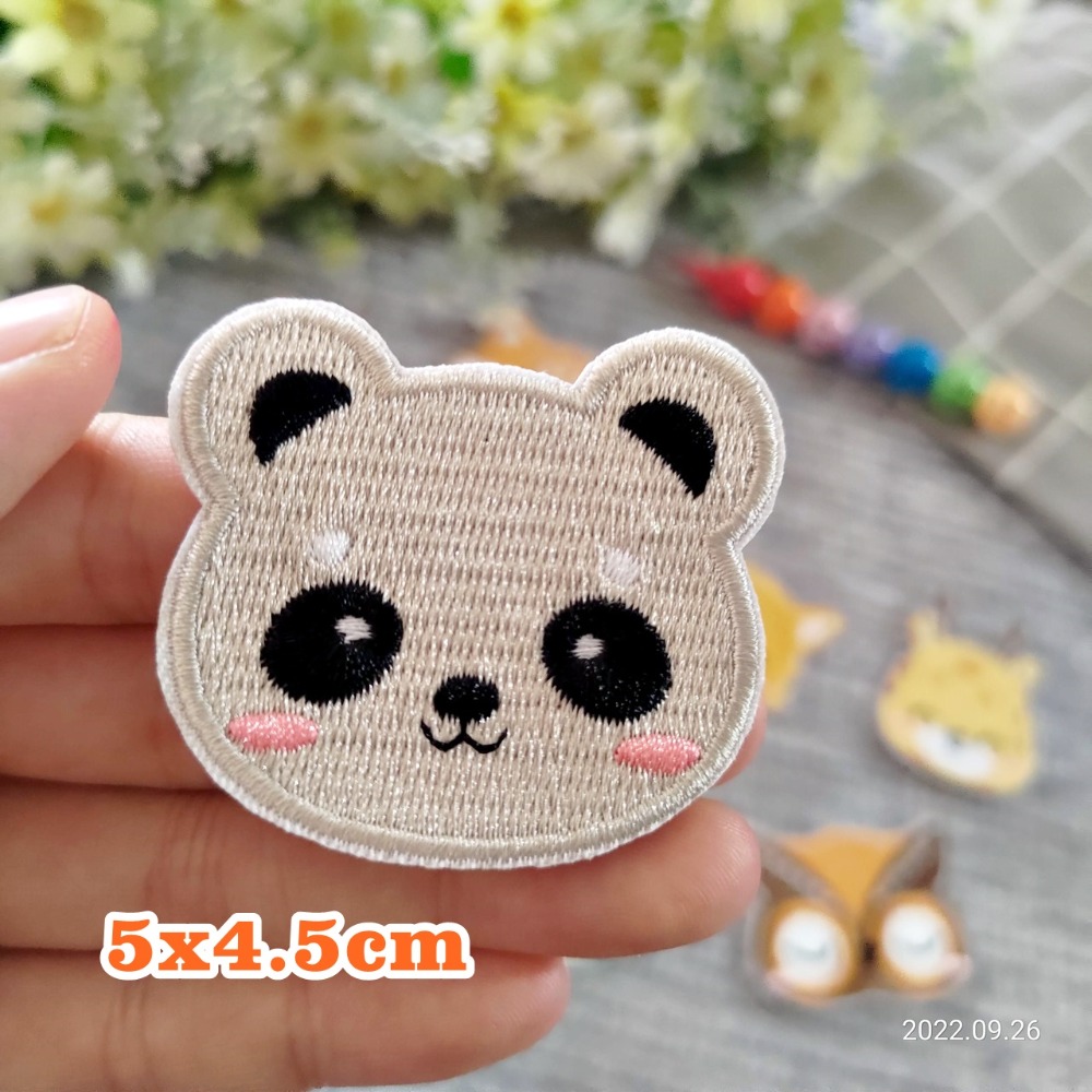 【皮卡布】N2 動物 獅子 貓頭鷹 鹿 青蛙布貼 刺繡燙布貼 徽章 刺繡布貼 補丁補破洞 熨燙貼 燙布貼 Patch-規格圖5