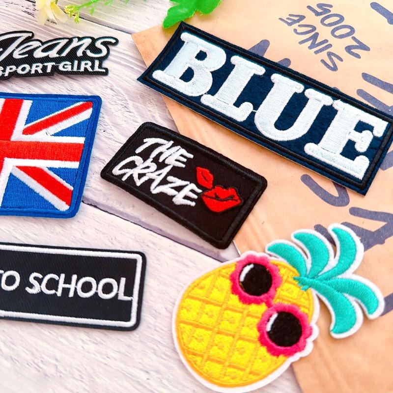 【皮卡布】P14 鳳梨 英國國旗 徽章 布章 臂章燙 刺繡燙布貼  刺繡布貼 熨燙貼 熨燙布貼 Patch 魔鬼氈布章-細節圖2