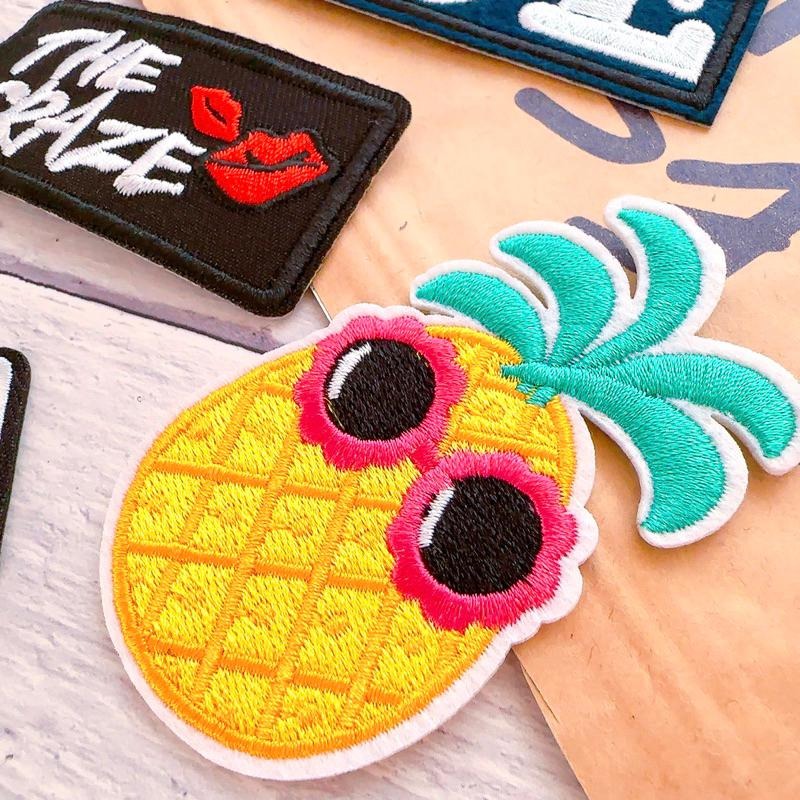 【皮卡布】P14 鳳梨 英國國旗 徽章 布章 臂章燙 刺繡燙布貼  刺繡布貼 熨燙貼 熨燙布貼 Patch 魔鬼氈布章-細節圖5