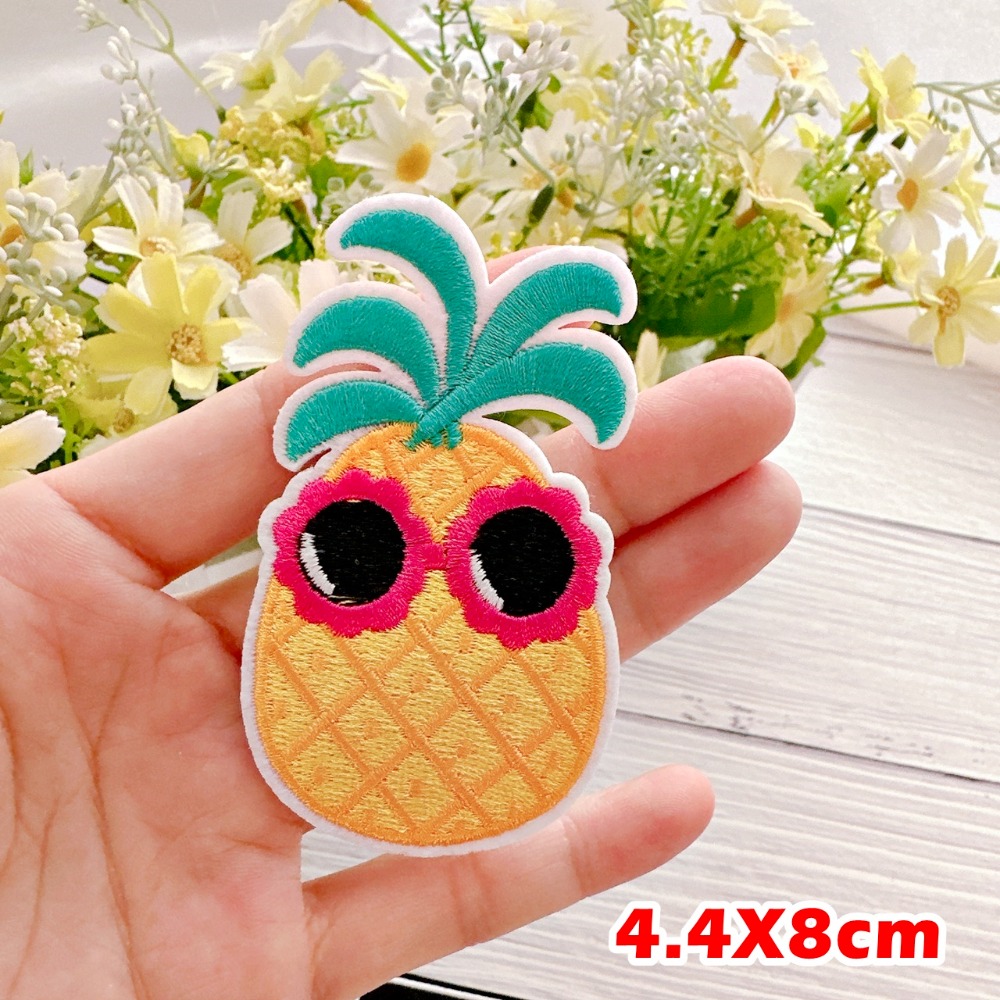 【皮卡布】P14 鳳梨 英國國旗 徽章 布章 臂章燙 刺繡燙布貼  刺繡布貼 熨燙貼 熨燙布貼 Patch 魔鬼氈布章-規格圖8