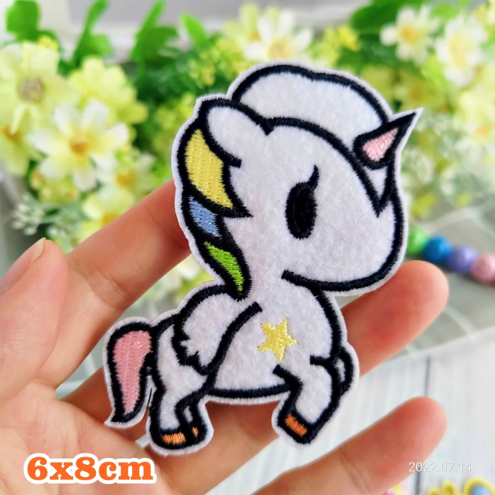 【皮卡布】K7 彩紅小馬 布貼 裝飾 布章 臂章燙 刺繡燙布貼 徽章 刺繡布貼 補丁補破洞 熨燙貼 燙布貼 Patch-規格圖6